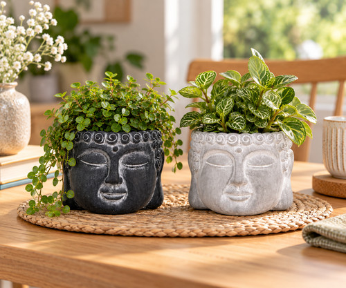 Set buddha head - set, of