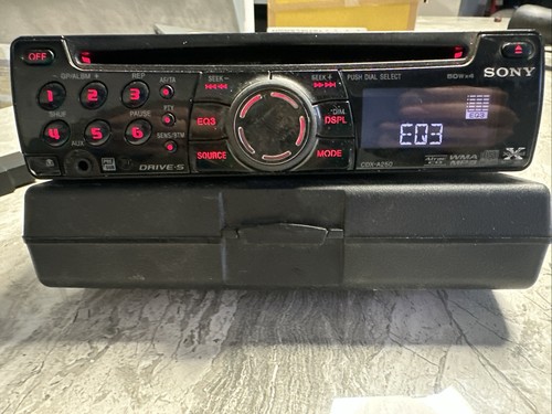 Sony cdx a250 head - a250, car