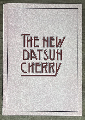 Datsun cherry 1980 - uk, range