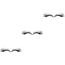  3 Pairs Car Eye Lashes for