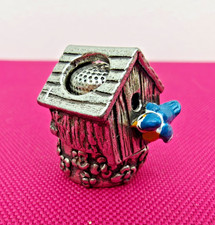 Bird Nest Box With Bird Pewter Thimble - Hampton Court Flower Show 1999