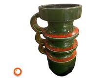 1960s Scheurich Fat Lava Vase