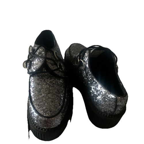 Silver glitter lace - t.u.k, lace-up