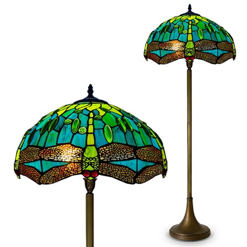 Green dragonfly tiffany - 16",
