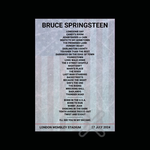 Bruce springsteen wembley 27 - springsteen,