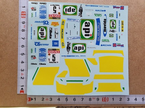 Decals subaru impreza wrc - subaru,