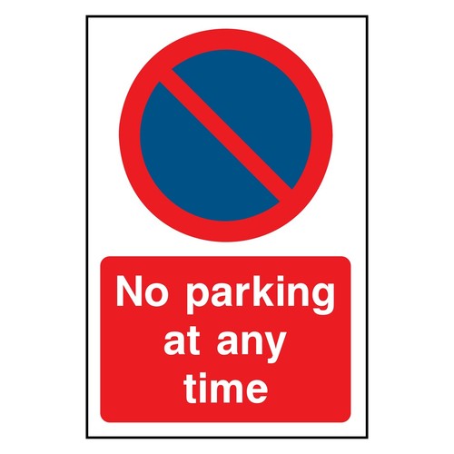 Parking any time sign or - any,