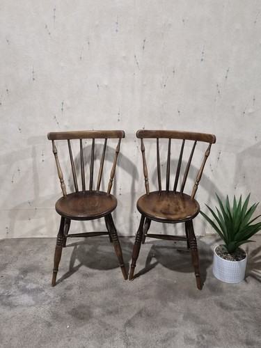 Antique victorian penny chairs - penny,