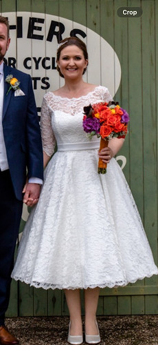 Wedding dress worn once - wedding,