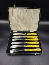 Cased Set Of 6 Art Deco