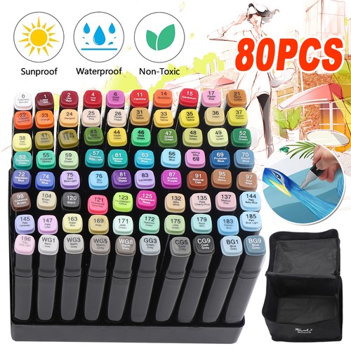 80x marker pens - pens, set