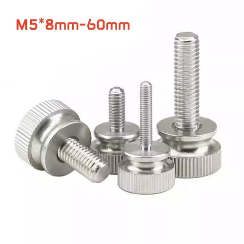 8mm 60mm knurled thumb - -,