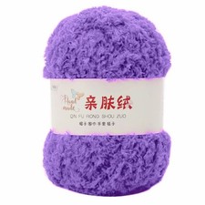 Yarn Hand Knitting Yarn Crochet Hat Dolls 3 Strands Corals 50g/Set Chenille Yarn
