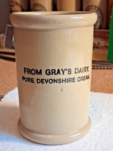 Antique cream pot from - pot,