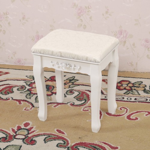 White vintage dressing table - white,