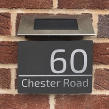 Solar Light Door Sign Numbers