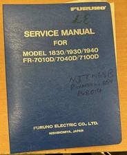 Furuno Service Manual For Model 1830/1930/1940 F.R-7010D/7040D/7100D