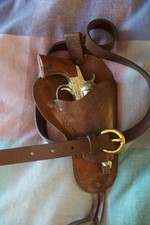 Vintage Leather Toy Gun Belt