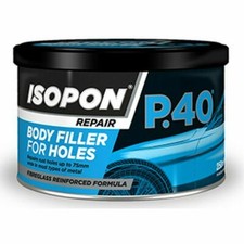 U-POL ISOPON P40 Car Bodywork Fibreglass Reinforced Body Filler For Holes Repair