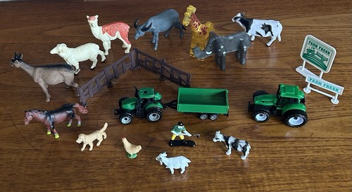 Plastic toy farm - plastic, job