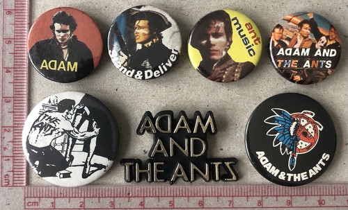 Vintage adam the ants pin - the,