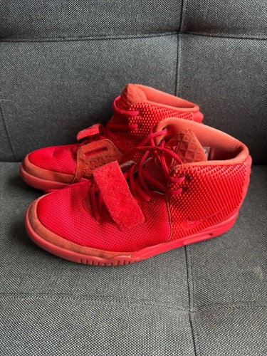 Nike air yeezy mid red - 2,