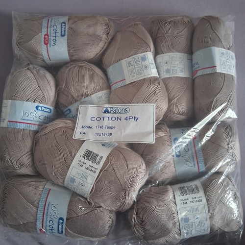 Patons cotton 4ply 100g - cotton,