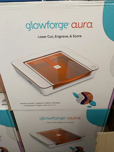 New glowforge aura laser - glowforge,