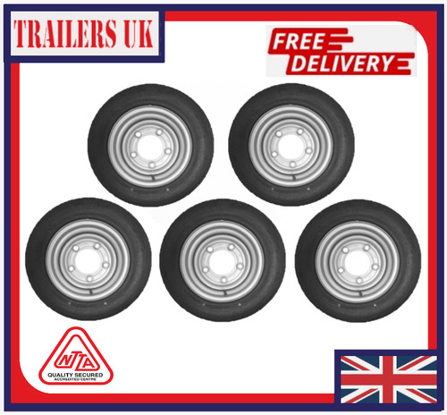 195 r12c tyre wheel - 5x, &