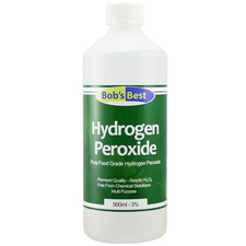 3% Food Grade Hydrogen Peroxide - 500ml - 5 Litre + Bottle & Spray Options
