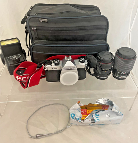 Pentax k1000 slr with x - pentax,
