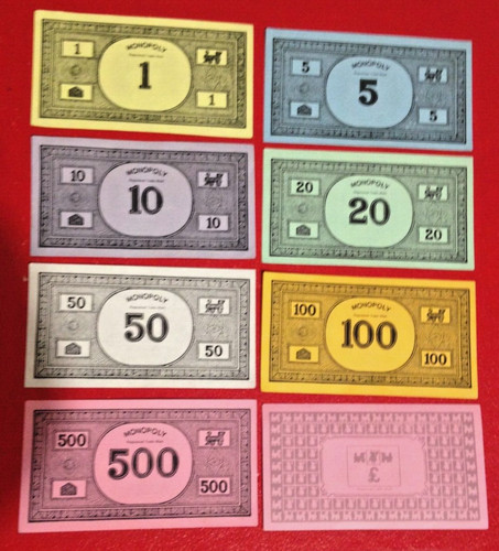Monopoly 75 train back - 75,