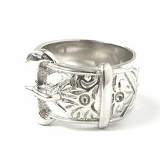 925 Silver Buckle Ring Mens