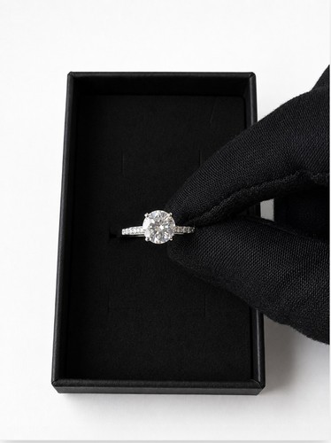 6ct moissanite solitaire - 1.6ct,