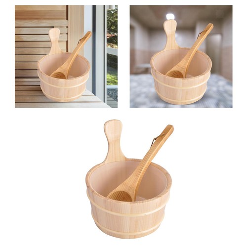 Wooden sauna bucket and - sauna,