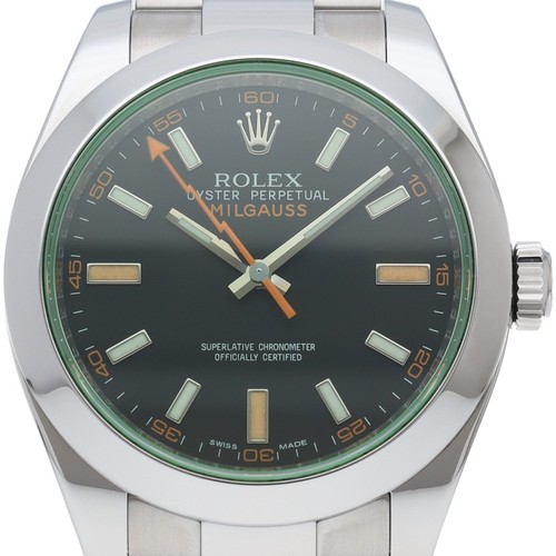 Rolex milgauss watch green - rolex,