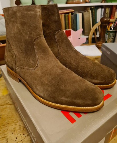 Bensimon taupe brown suede - taupe-brown,