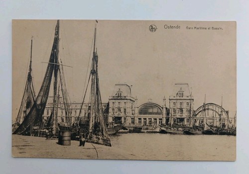 Antique postcard ostend - antique,