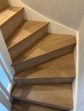 Treads and Risers Real Oak Stairs Cladding  11 straight 3 winded