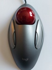 Logitech Logi T-BC21 Gray Marble Wired USB Trackball