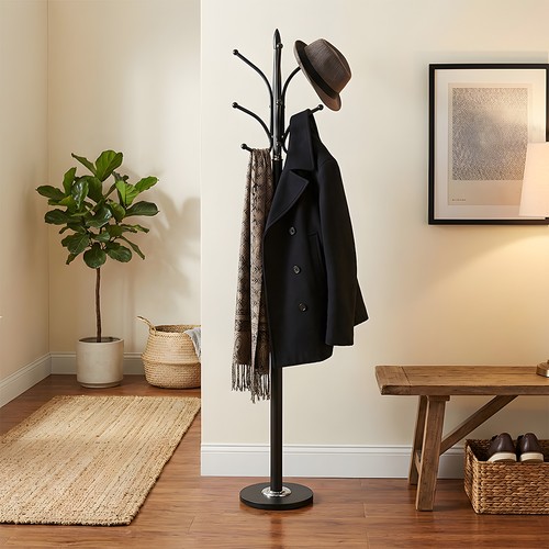 Metal hat coat stand umbrella - hat,