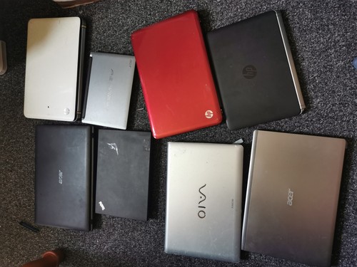 Joblot laptops for parts - joblot, (8x)