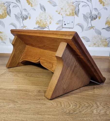 Vintage oak book stand - book, table