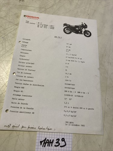 Honda cbx750 type - cbx750,