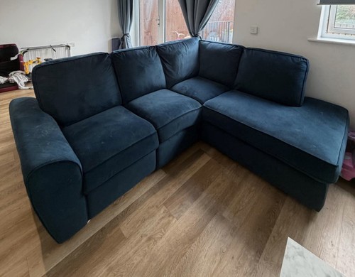 Blue dfs velvet shaped - dfs,