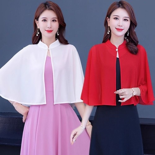 Short bridal cape breathable - cape,