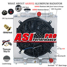 3 Row Radiator Shroud Fan For