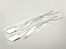 2 x VFR 400 800 1200 3D Decal • 230x28mm • Badge • Sticker • Emblem • Chrome