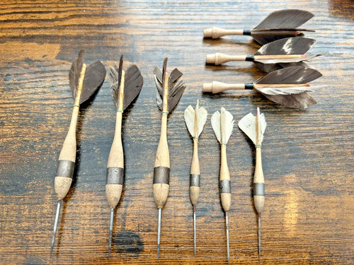 Vintage job lot wood lead - job,