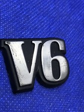 Logo Calandre V6 GTS Injection Renault R25 Turbo Badge Original 7700763664